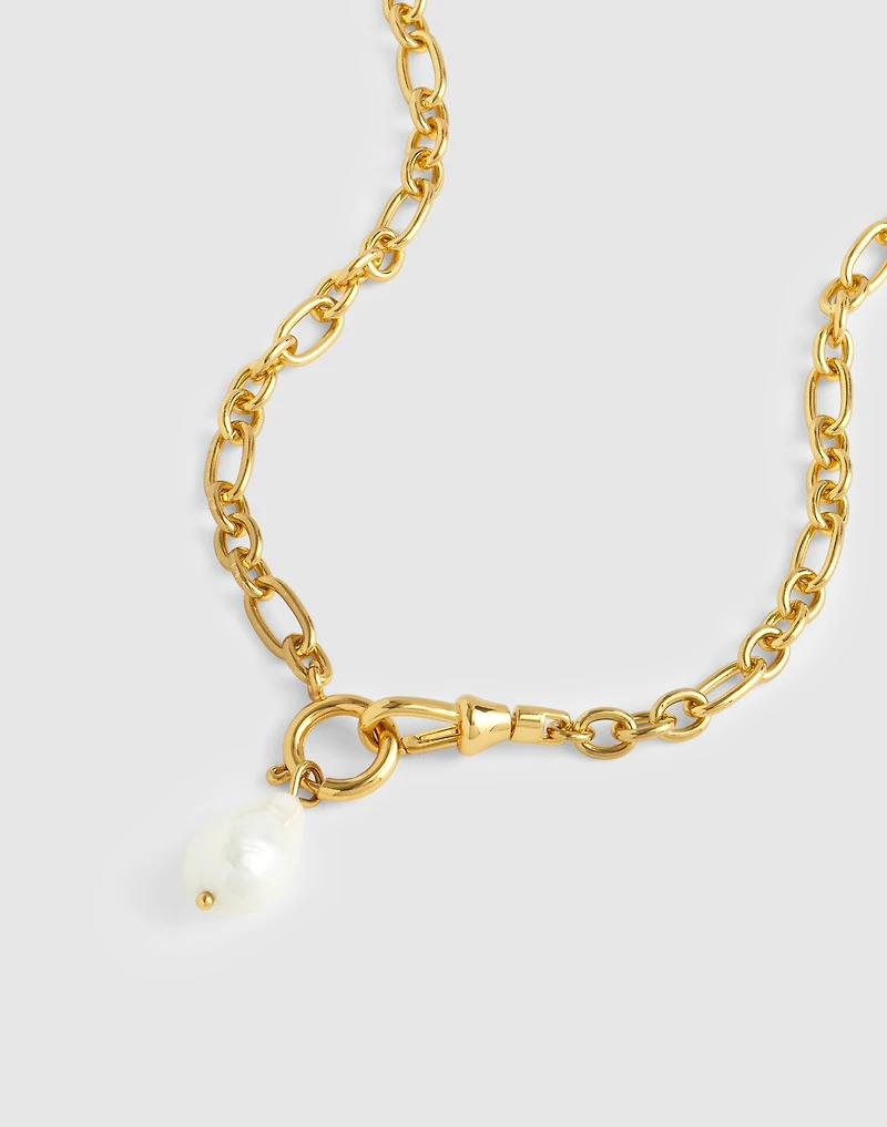 Pearl Watch Chain Necklace | Madewell