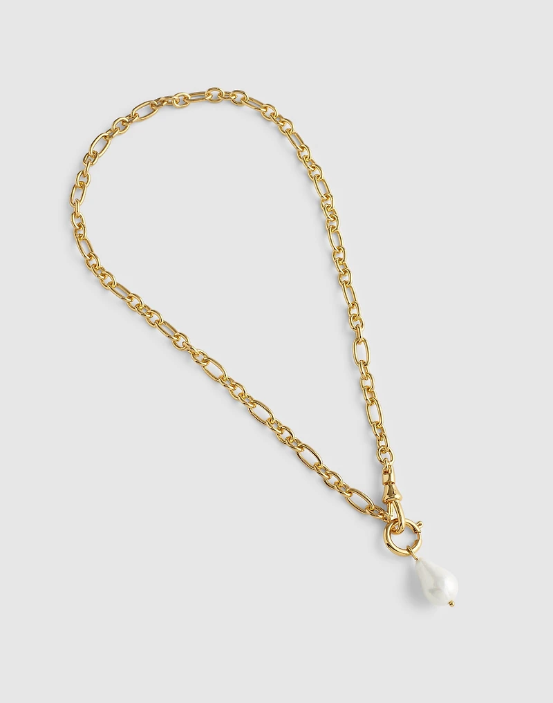 Pearl Watch Chain Necklace | Madewell