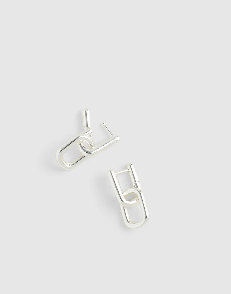 Carabiner Link Hoop Earrings | Madewell