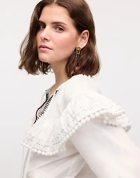 Madewell | Reluxe Fashion Preowned Miu Miu Embroidered Blouse | Madewell