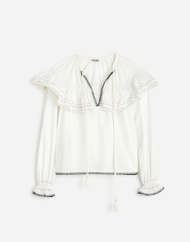 Madewell | Reluxe Fashion Preowned Miu Miu Embroidered Blouse | Madewell