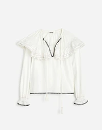 Madewell | Reluxe Fashion Preowned Miu Miu Embroidered Blouse | Madewell