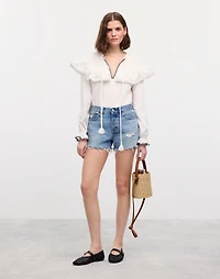 Madewell | Reluxe Fashion Preowned Miu Miu Embroidered Blouse | Madewell