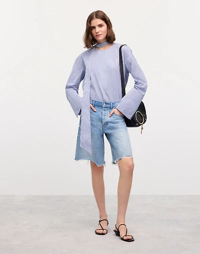 Madewell | Reluxe Fashion Preowned Celine Tie Neck Blouse | Madewell