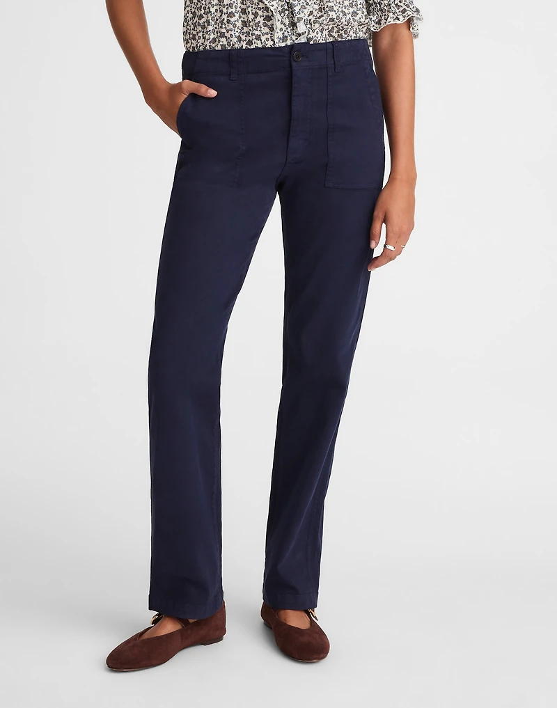 Utility Straight-Leg Pants | Madewell
