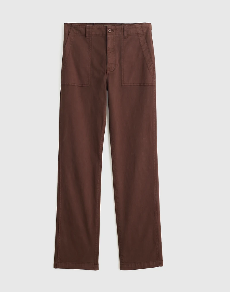 The Petite Utility Straight-Leg Pants | Madewell