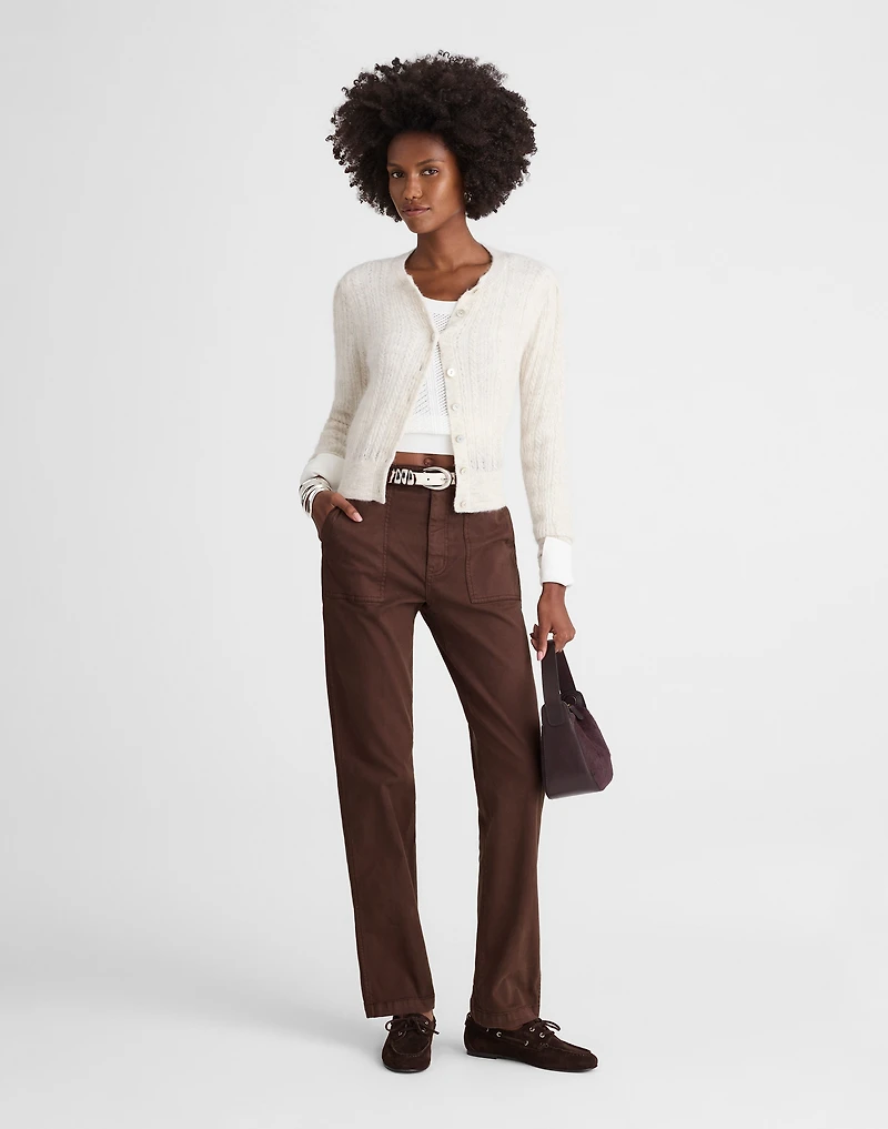 The Petite Utility Straight-Leg Pants | Madewell