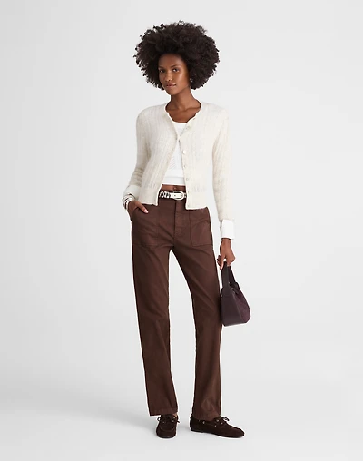 The Petite Utility Straight-Leg Pants | Madewell