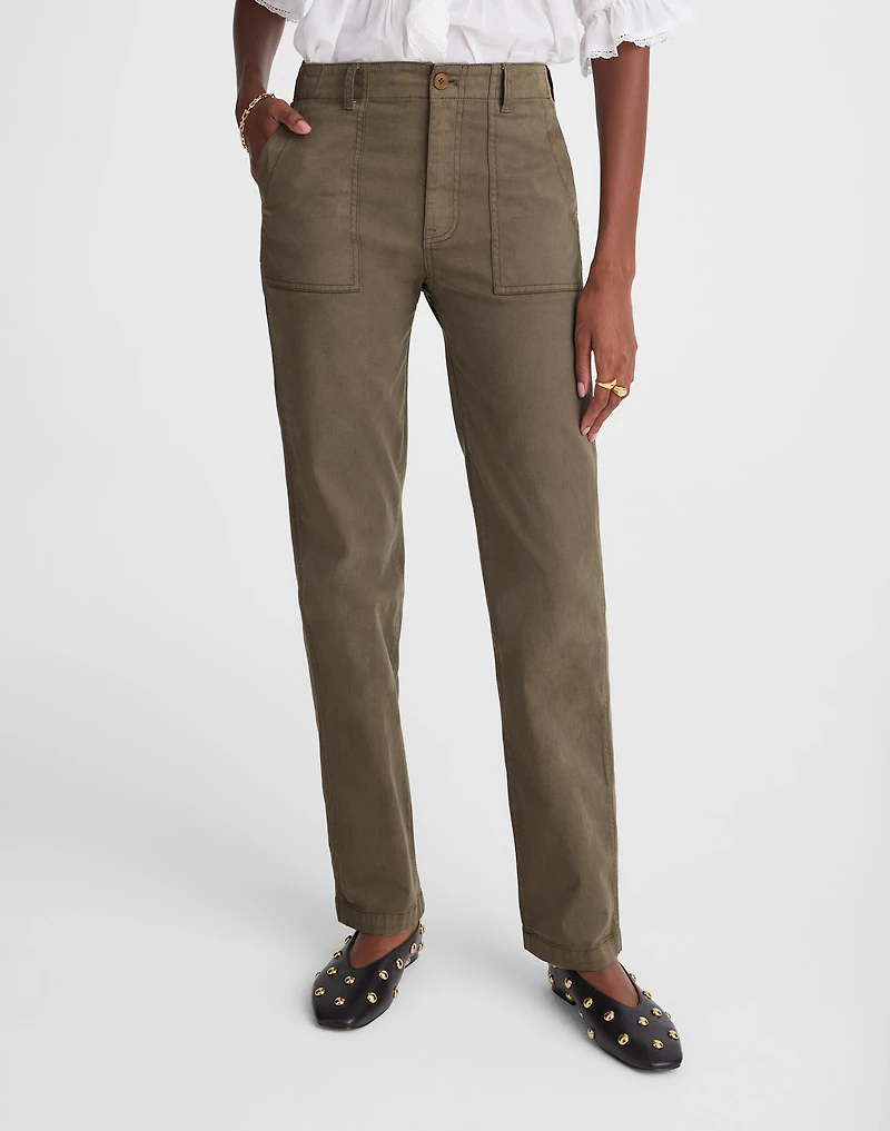 Utility Straight-Leg Pants | Madewell