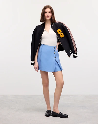 Madewell | Reluxe Fashion Preowned Miu Miu Button Mini Skirt | Madewell