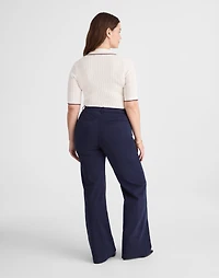 The Plus Wide-Leg Pant in Garment-Dyed Twill | Madewell