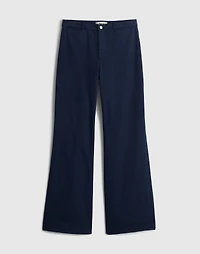 The Plus Wide-Leg Pant in Garment-Dyed Twill | Madewell