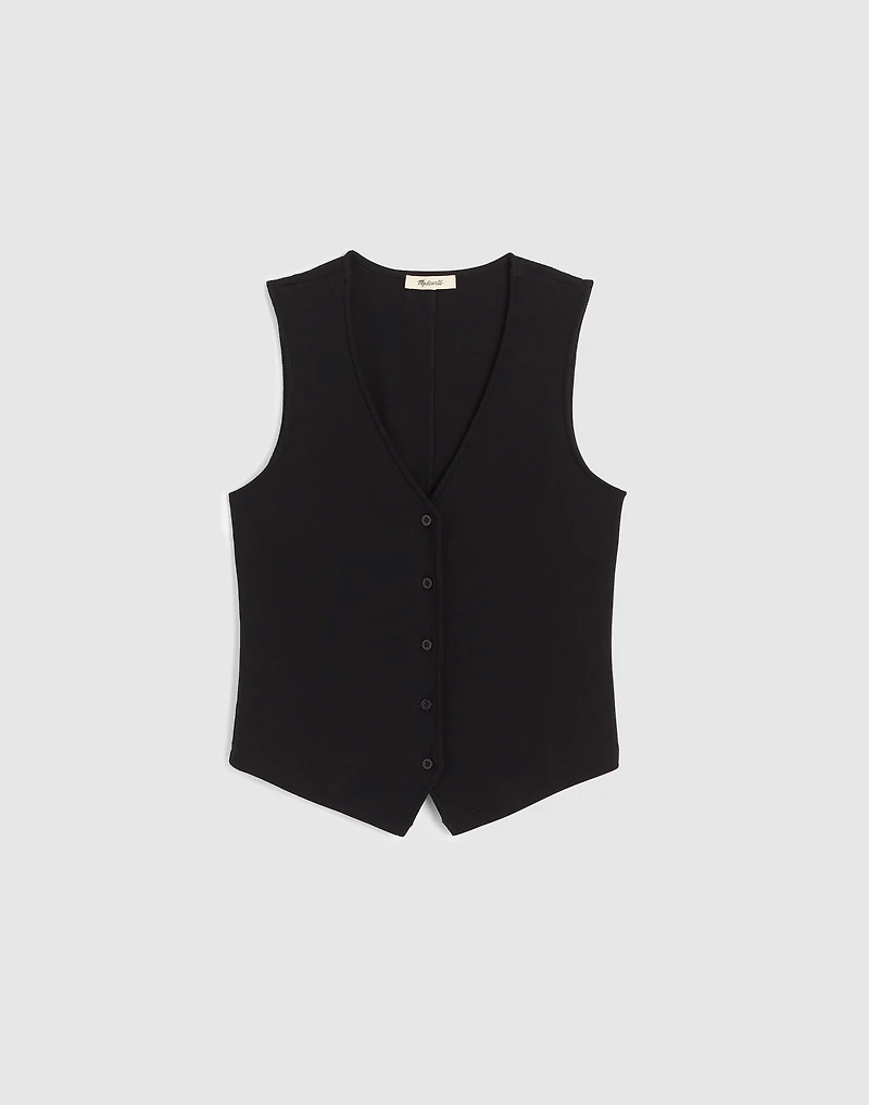Ribbed V-Neck Vest | Madewell