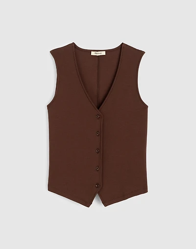Ribbed V-Neck Vest | Madewell