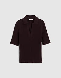 The Signature Knit Johnny-Collar Sweater | Madewell