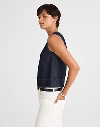 Denim Boxy Shell Top | Madewell