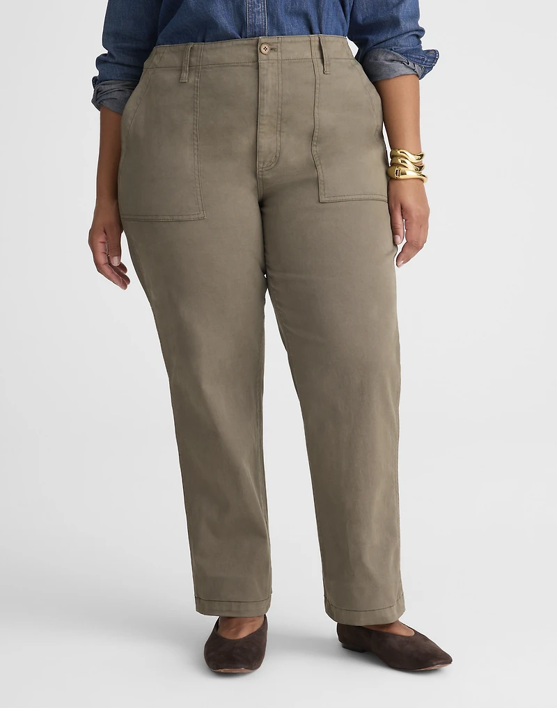 Plus Utility Straight-Leg Pants | Madewell