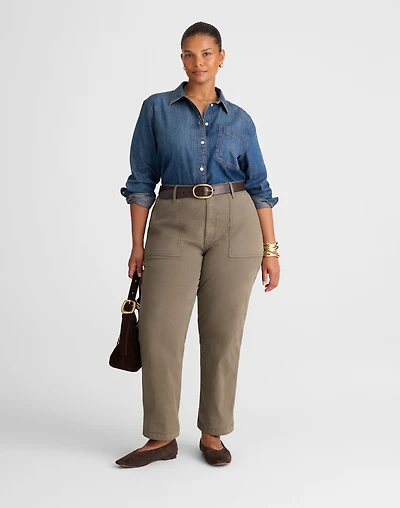 Plus Utility Straight-Leg Pants | Madewell