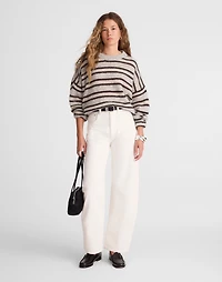 Striped Pullover Sweater in Alpaca Blend | Madewell