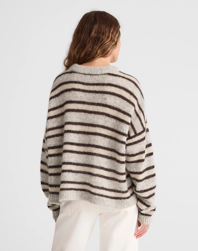 Striped Pullover Sweater in Alpaca Blend | Madewell