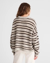 Striped Pullover Sweater in Alpaca Blend | Madewell