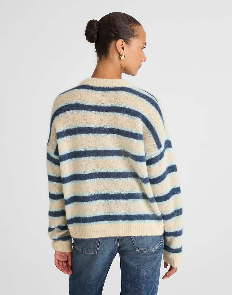 Striped Pullover Sweater Alpaca Blend | Madewell