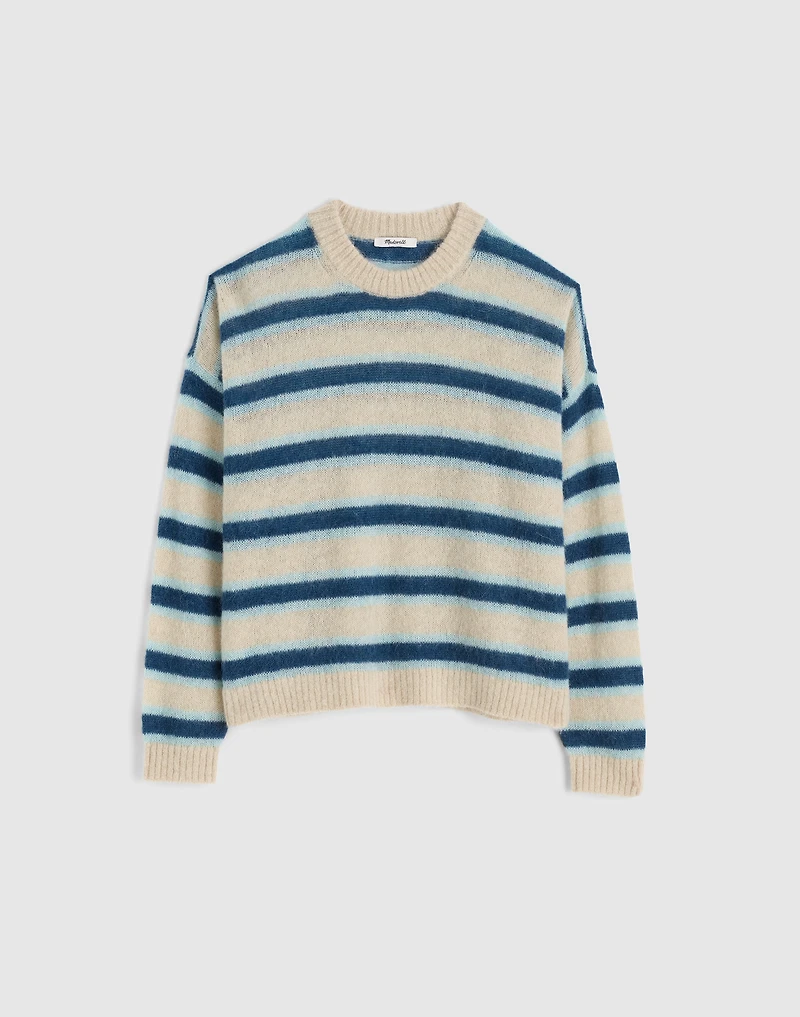 Striped Pullover Sweater Alpaca Blend | Madewell