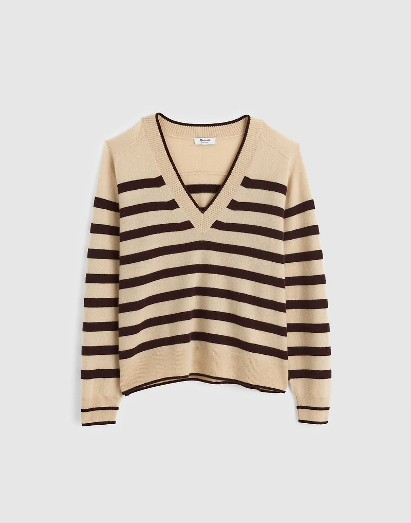 Cashmere V-Neck Sweater | Madewell