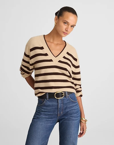 Cashmere V-Neck Sweater | Madewell