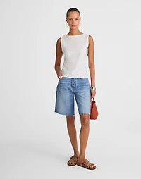 Cinched Crewneck Tank | Madewell