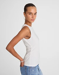 Cinched Crewneck Tank | Madewell