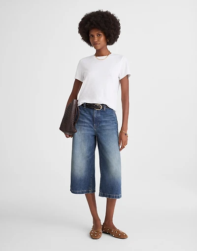 Denim Culottes Greendale Wash | Madewell