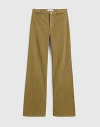 The Petite Wide-Leg Pant in Garment-Dyed Twill | Madewell