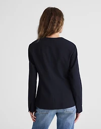 The Nolita Cutaway Blazer in Pinstripe | Madewell