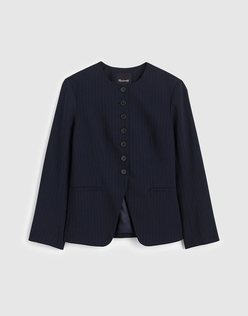 The Nolita Cutaway Blazer in Pinstripe | Madewell