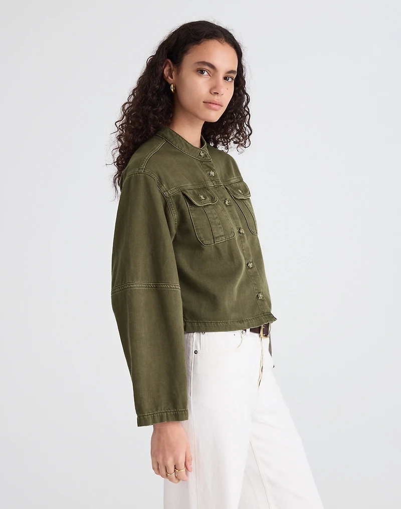 Garment-Dyed Cocoon-Sleeve Lady Jacket | Madewell