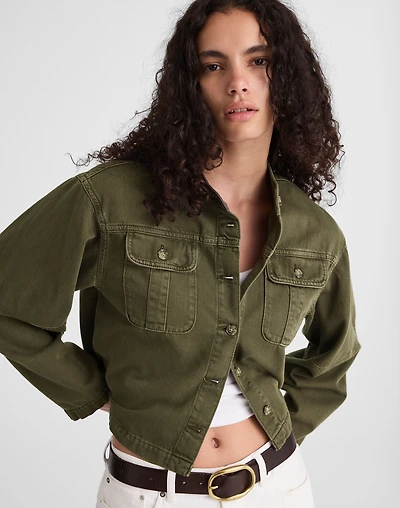 Garment-Dyed Cocoon-Sleeve Lady Jacket | Madewell