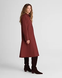 Poplin Long-Sleeved Shirtdress | Madewell
