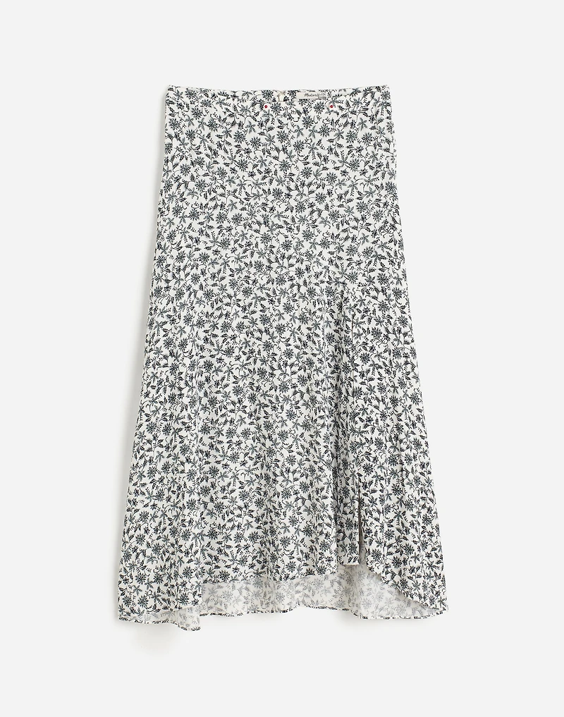 Midi Slip Skirt Floral | Madewell