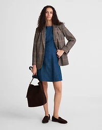 Denim Boatneck Mini Dress | Madewell