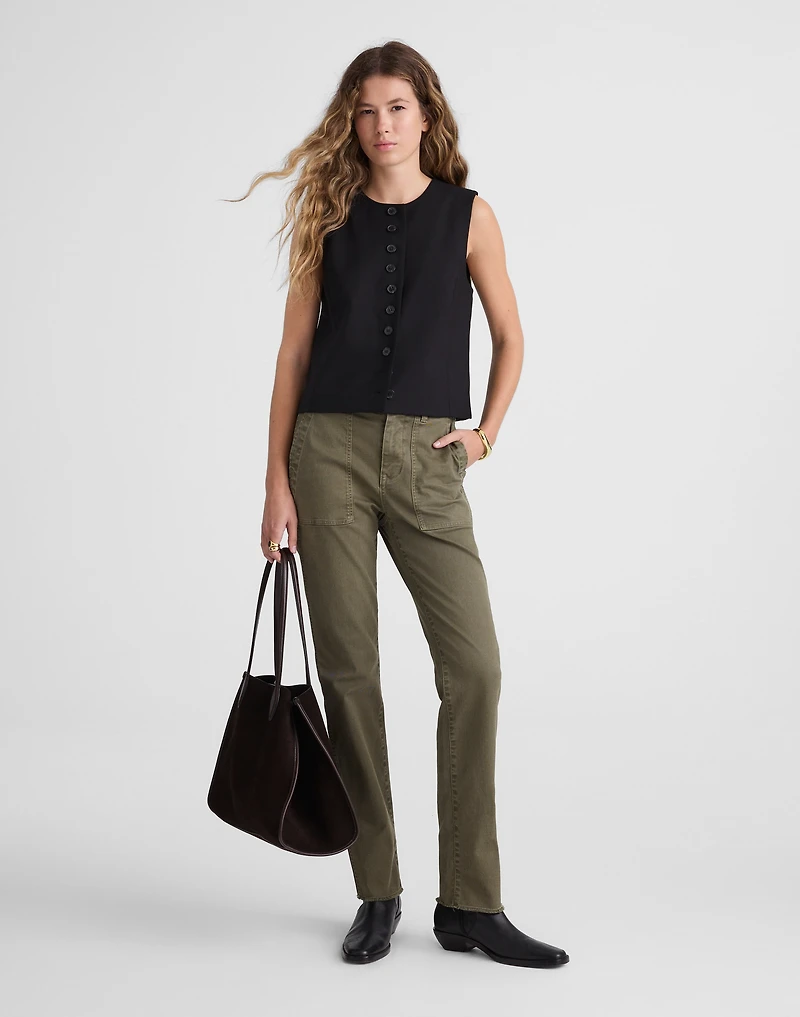 Crewneck Shell Vest | Madewell