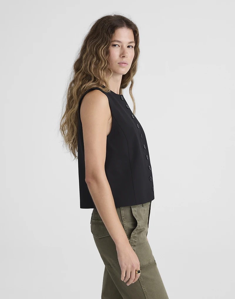 Crewneck Shell Vest | Madewell