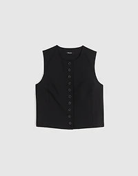 Crewneck Shell Vest | Madewell