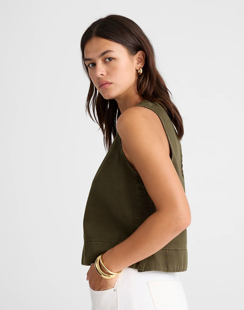 Boxy Shell Top Garment Dye | Madewell