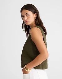 Boxy Shell Top Garment Dye | Madewell