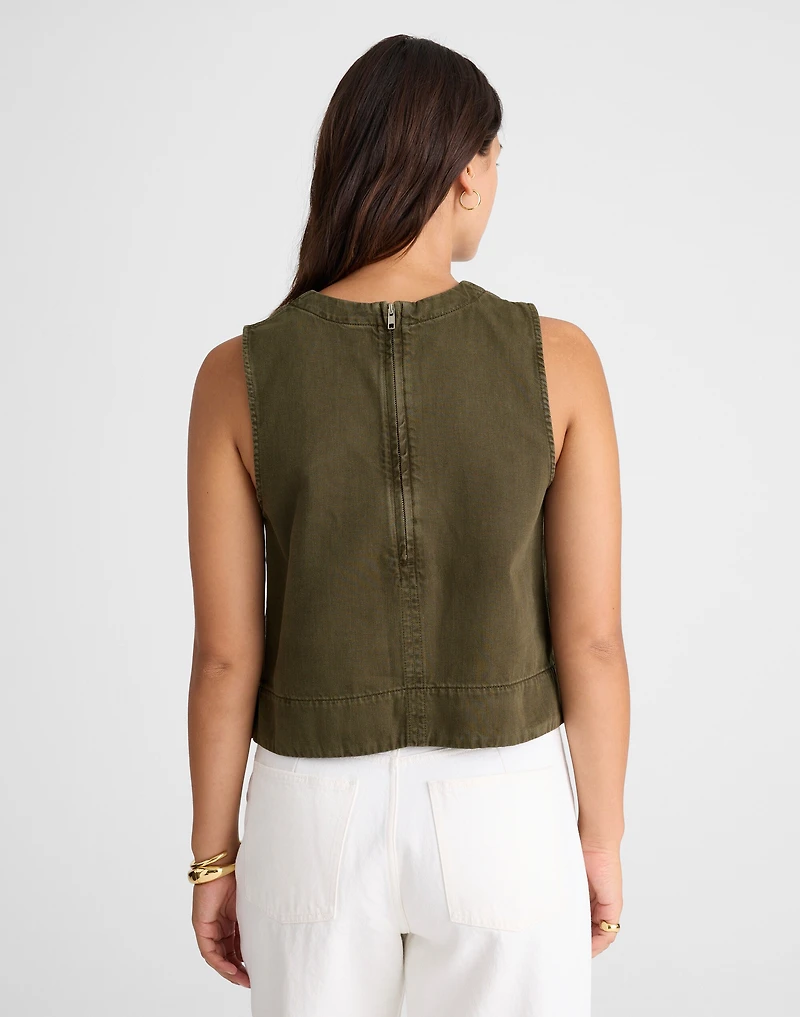 Boxy Shell Top Garment Dye | Madewell