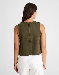 Boxy Shell Top Garment Dye | Madewell