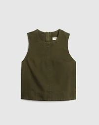 Boxy Shell Top Garment Dye | Madewell