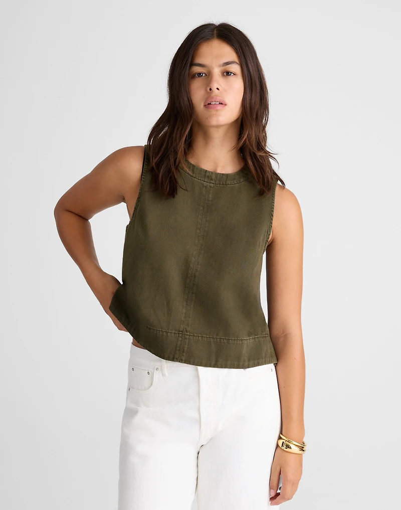 Boxy Shell Top Garment Dye | Madewell