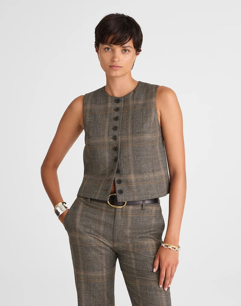 Crewneck Shell Vest | Madewell
